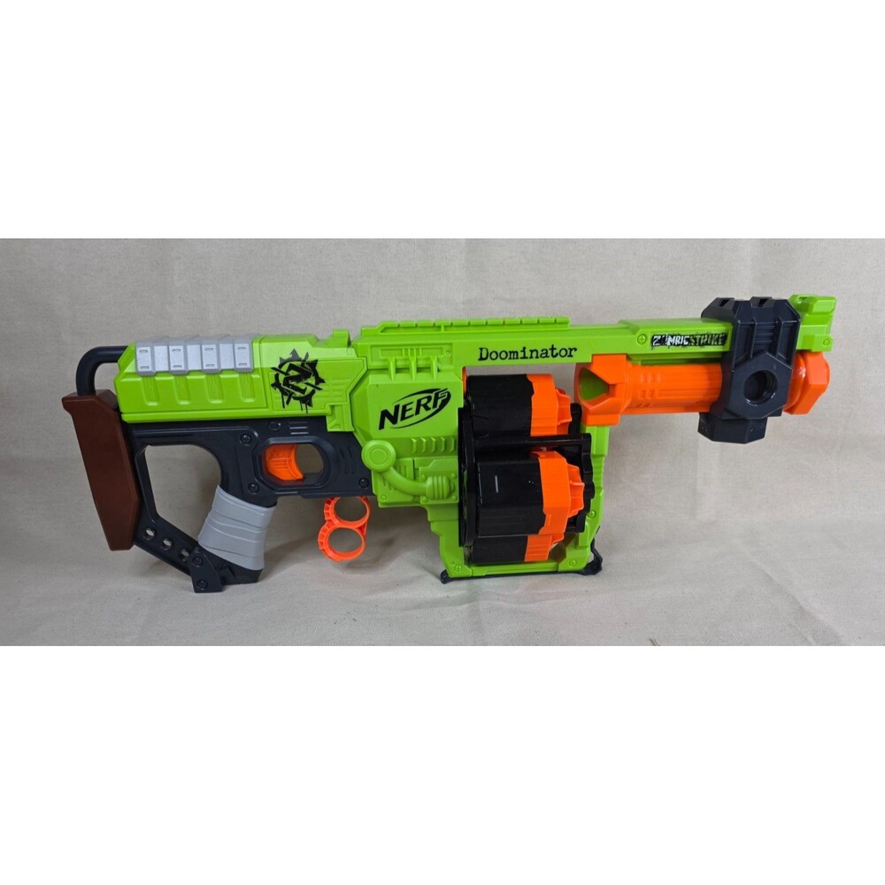 Nerf Zombie Strike Doominator 24 Dart Gun Blaster Zombie Blaster Tested Works